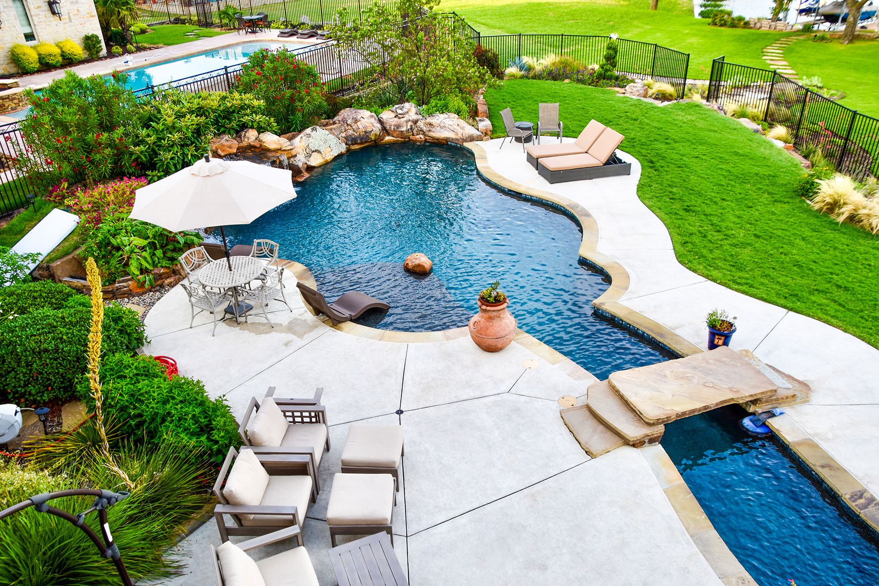 Andro Residence Pool Aerial View